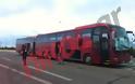 Καραμπόλα με πέντε λεωφορεία από το κονβόι των οπαδών του ΠΑΟΚ - Δείτε φωτο - Φωτογραφία 3