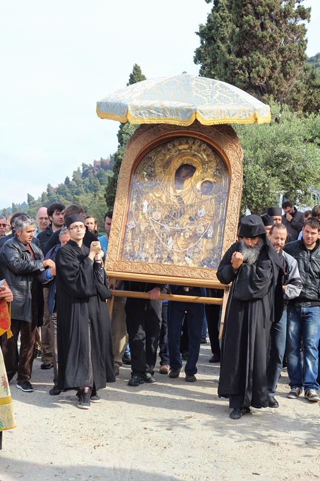 4675 - Φωτογραφίες από το Πάσχα στο Δοχειάρι. H Λιτάνευση της Ιεράς Εικόνας της Παναγίας της Γοργοϋπηκόου - Φωτογραφία 6