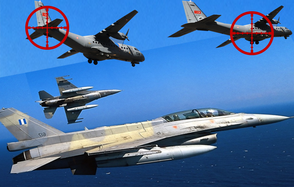 Eλληνικά F-16 «Locκάρισαν» Tούρκικα CN-235 …Που έκαναν παραβιάσεις ! - Φωτογραφία 1