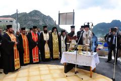 Τελέσθηκε η Ακολουθία του Αγιασμού και τα Εγκαίνια του καινούργιου Εκκλησιαστικού Γηροκομείου Λεωνιδίου
