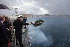 Παρουσία Αρχηγού ΓΕΝ στην Εκδήλωση Μνήμης για τη Βύθιση του Αντιτορπιλικού ΨΑΡΑ