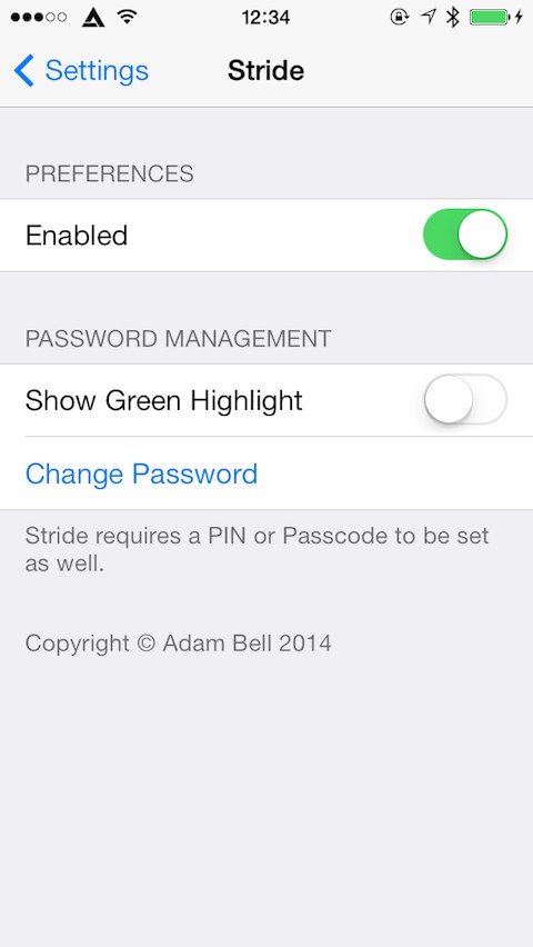 Stride 2 (iOS 7): Cydia tweak new v2.0.0 ($2.99)...Ξεκλειδώστε iOS συσκευή σας με στυλ! - Φωτογραφία 2