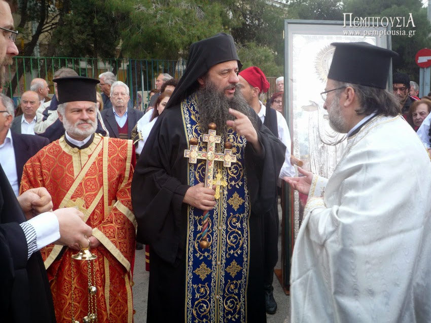 4687 - Φωτογραφίες από την υποδοχή της Ιεράς Εικόνας της Παναγίας της Γερόντισσας στη Ν. Πεντέλη - Φωτογραφία 3