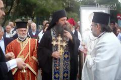 4687 - Φωτογραφίες από την υποδοχή της Ιεράς Εικόνας της Παναγίας της Γερόντισσας στη Ν. Πεντέλη