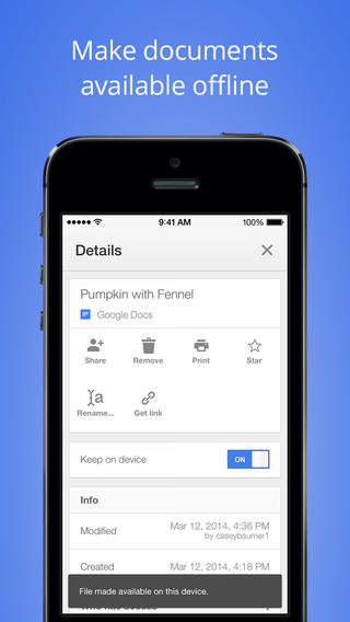 Google Docs: AppStore free...νέα εφαρμογή από την Google για το ios - Φωτογραφία 5