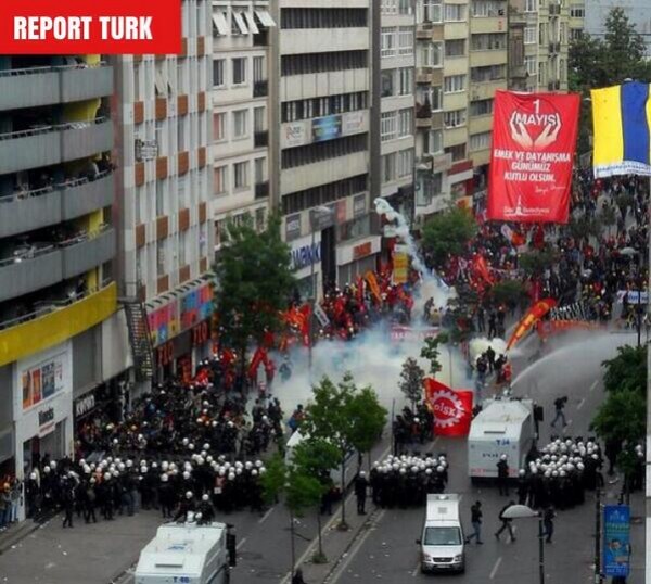 Ντροπή! Έριξαν χημικά ακόμη και σε μικρά παιδιά – Σοκαριστικές φωτογραφίες από τα άγρια επεισόδια στην Κωνσταντινούπολη για την Πρωτομαγιά - Φωτογραφία 25