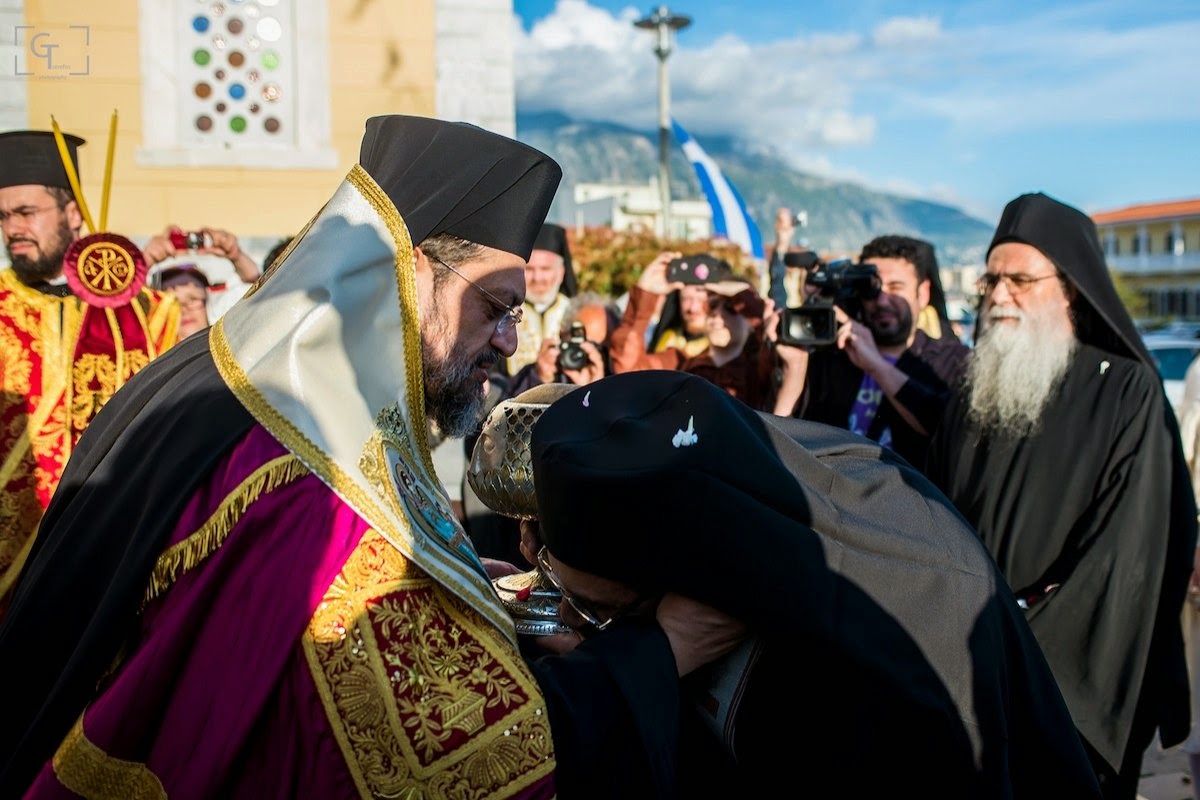 4707 - Η υποδοχή της Κάρας του Αγίου Ιεροθέου του εκ Καλαμάτας, από το Άγιο Όρος στην Καλαμάτα - Φωτογραφία 4