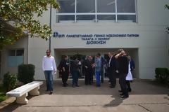 Πάτρα: Στην ΔΕΥΑΠ και στο Πανεπιστημιακό Γενικό Νοσοκομείο Πατρών ο Κώστας Σπαρτινός