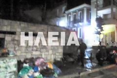 Πύργος: Φούντωσαν τα σκουπίδια τη νύχτα – Έτρεχε η Πυροσβεστική για την κατάσβεση