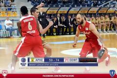 Άρης - Ολυμπιακός 59-74...