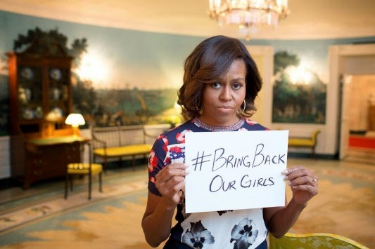 Μισέλ Ομπάμα: Στο κίνημα για την απελευθέρωση των κοριτσιών της Νιγηρίας [photo] - Φωτογραφία 2