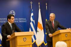 ΔΗΛΩΣΕΙΣ ΥΕΘΑ ΔΗΜΗΤΡΗ ΑΒΡΑΜΟΠΟΥΛΟΥ  ΚΑΙ ΥΠΑΜ ΚΥΠΡΙΑΚΗΣ ΔΗΜΟΚΡΑΤΙΑΣ  ΧΡΙΣΤΟΦΟΡΟΥ ΦΩΚΑΪΔΗ  ΜΕΤΑ ΤΗ ΣΥΝΑΝΤΗΣΗ ΤΟΥΣ  ΣΤΟ ΥΠΕΘΑ
