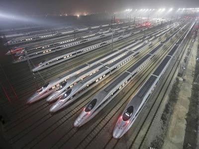 Σιδηροδρομική γραμμή υψηλής ταχύτητας Κίνα-ΗΠΑ επεξεργάζεται το Πεκίνο - Φωτογραφία 1