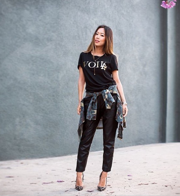 Street style: 5 υπέροχα λουκ που ξεκίνησαν από ένα t-shirt! - Φωτογραφία 6