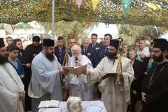 Εγκαίνια του Στρατιωτικού Ιερού Ναού Αγ. Δημητρίου Αεροπορικής Βάσεως Γουρνών Ηρακλείου Κρήτης