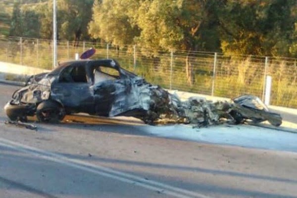 Σοκ στη Μυτιλήνη με ανείπωτη τραγωδία σε κόντρες αυτοκινήτων και ακαριαίο θάνατο νεαρού οδηγού - Φωτογραφία 1