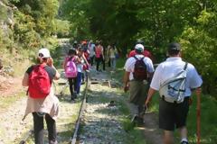 Αχαΐα: Στα χνάρια του οδοντωτού - Δείτε φωτο από το πέρασμα στο φαράγγι του Βουραϊκού