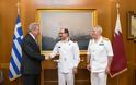 Συνάντηση ΥΕΘΑ Δημήτρη Αβραμόπουλου με τον Αρχηγό του Γενικού Επιτελείου Ναυτικού του Κατάρ - Φωτογραφία 2