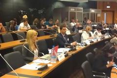 Η Έλενα Ράπτη στη Λευκωσία στο πλαίσιο των εργασιών