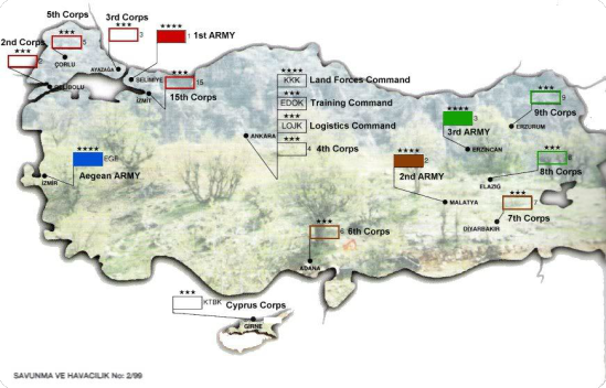 Η αναδιοργάνωση των Τουρκικών Ενόπλων Δυνάμεων - Φωτογραφία 1