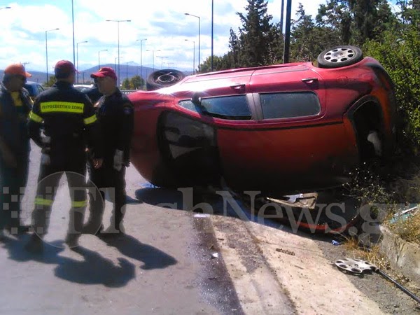 Τροχαίο ατύχημα στη Κρήτη εξαιτίας ενός... σκύλο [photos] - Φωτογραφία 2