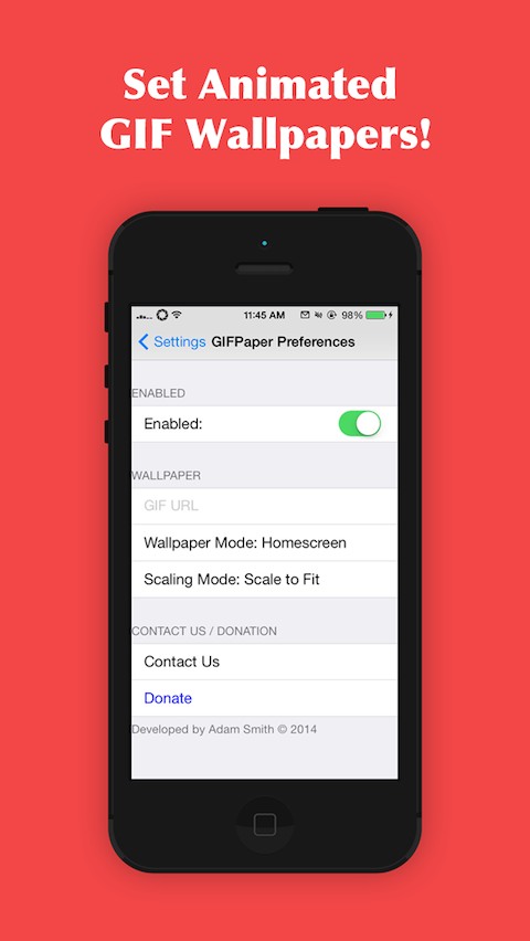 GIFPaper: Cydia tweak new v1.0-37 ($1)...στολίστε το iphone σας με κινούμενες εικόνες - Φωτογραφία 2