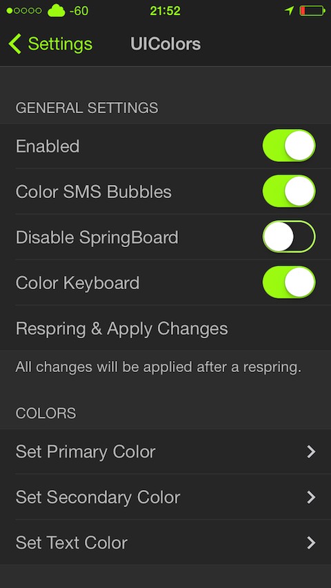 UIColors: Cydia tweak update v1.3-792 ($1.49) - Φωτογραφία 3