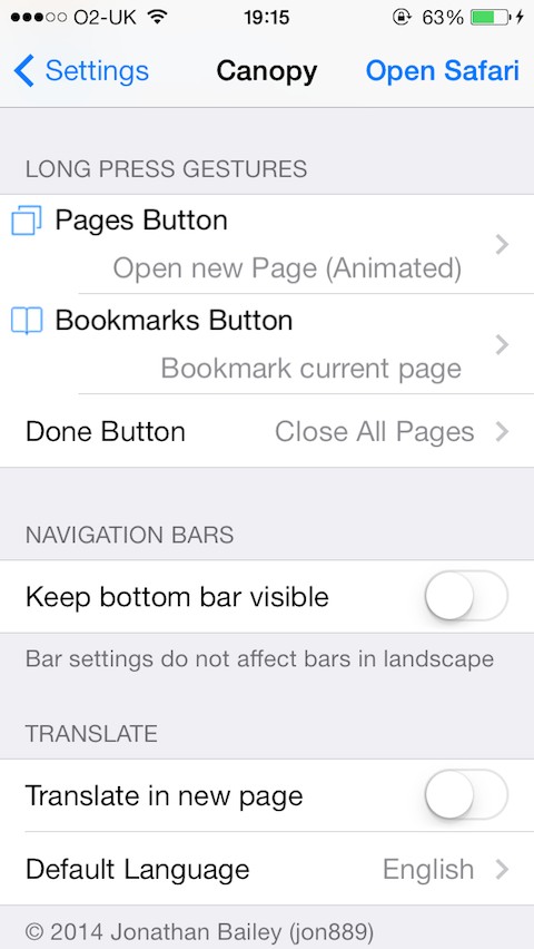 Canopy for iOS 7: Cydia tweak new v3.0-41 ($1.99) - Φωτογραφία 5