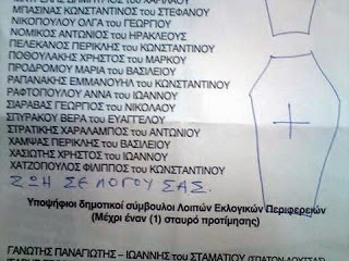 Τα απίθανα «γαλλικά» ψηφοδέλτια της Κρήτης – Όταν μιλάει ο λαός… τύφλα να χει ο «σταυρός»! [photos] - Φωτογραφία 1
