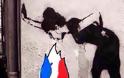 «Εμετός» στους τοίχους του Παρισιού: Το γκράφιτι για τη νίκη της Λεπέν - Φωτογραφία 2