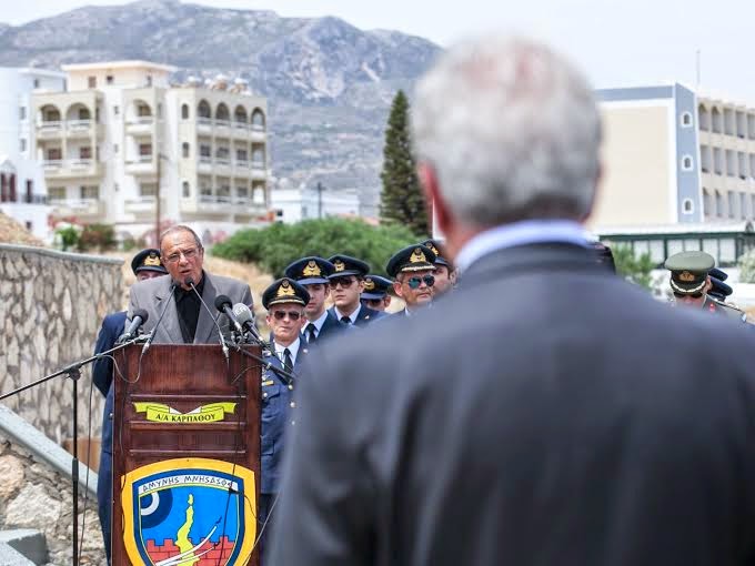 Ομιλία ΥΕΘΑ Δημήτρη Αβραμόπουλου στην εκδήλωση Τιμής και Μνήμης του Ήρωα Σμηναγού Κωνσταντίνου Ηλιάκη στην Κάρπαθο - Φωτογραφία 5