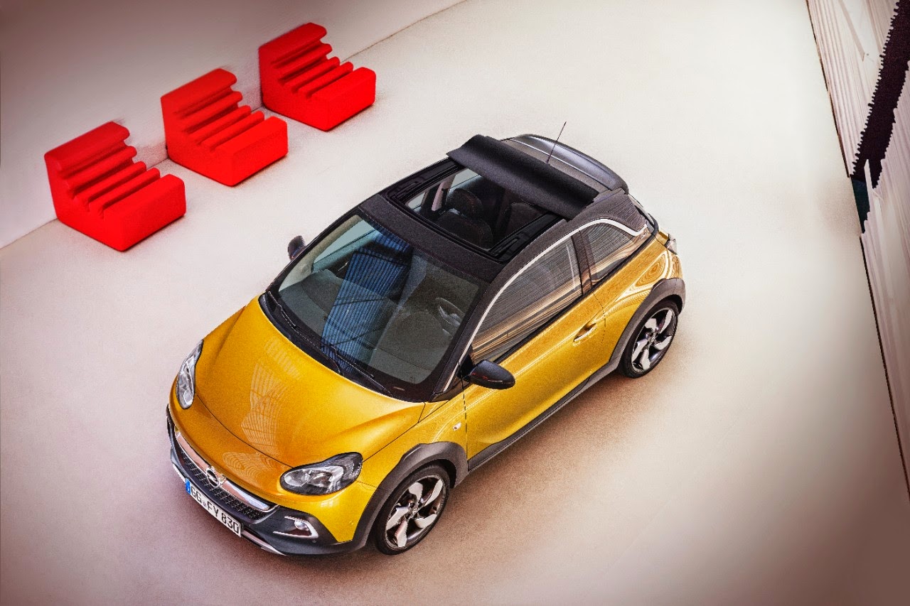 Η Opel ανακοίνωσε τη βασική τιμή για το νέο SUV πόλης Mini-Crossover Opel ADAM ROCKS που έρχεται στις 30 Ιουνίου - Φωτογραφία 3