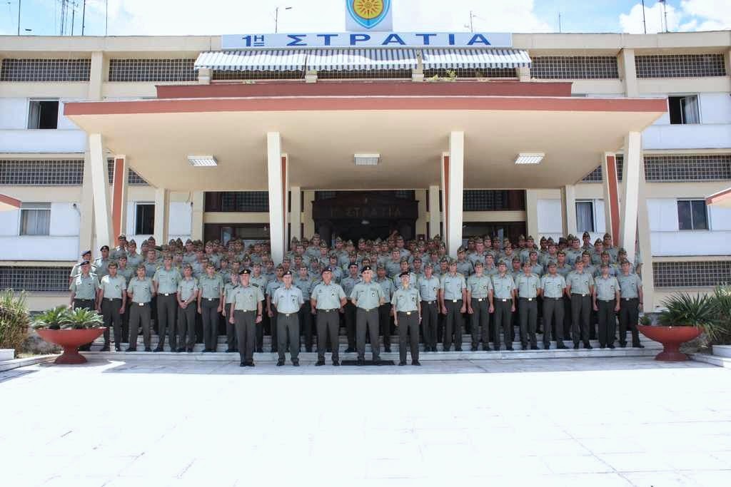 Επίσκεψη της IV Τάξης της Στρατιωτικής Σχολής Ευελπίδων στην 1η ΣΤΡΑΤΙΑ - Φωτογραφία 2