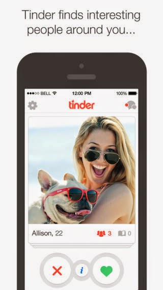 Tinder: AppStore free....εκφράστε τα συναισθήματα σας - Φωτογραφία 1