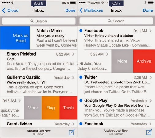 Δείτε με εικόνες μερικές διαφορές στο ios 8 από το 7 - Φωτογραφία 12