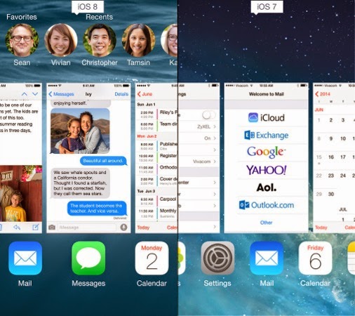 Δείτε με εικόνες μερικές διαφορές στο ios 8 από το 7 - Φωτογραφία 8