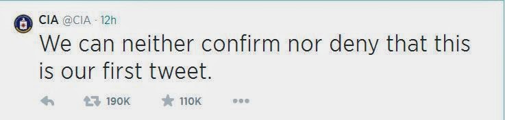 Το πρώτο tweet της CIA που σάρωσε το διαδίκτυο! - Φωτογραφία 2