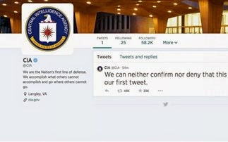 Η CIA πλέον και στο Twitter - Φωτογραφία 1