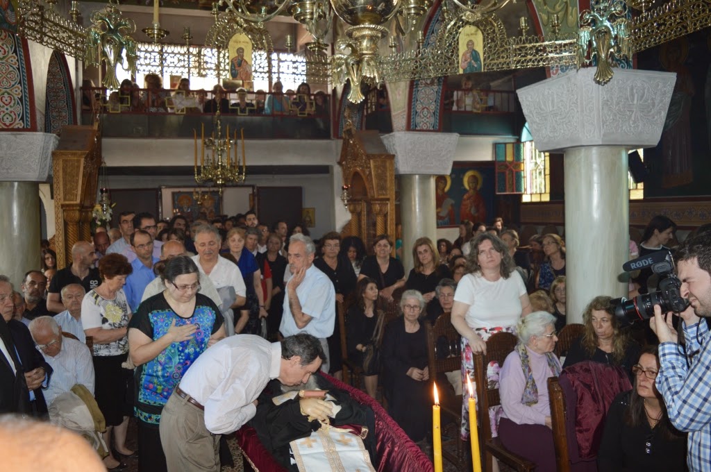 4884 - Εξόδιος Ακολουθία π. Γεωργίου Καψάνη προηγουμένου Ι.Μ.Γρηγορίου Αγίου Όρους - Φωτογραφία 4