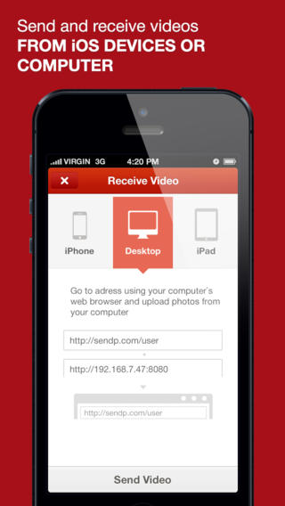Video and Photo Transfer wifi app: AppStore free..ο ευκολότερος τρόπος να στείλετε ασύρματα τα video - Φωτογραφία 5