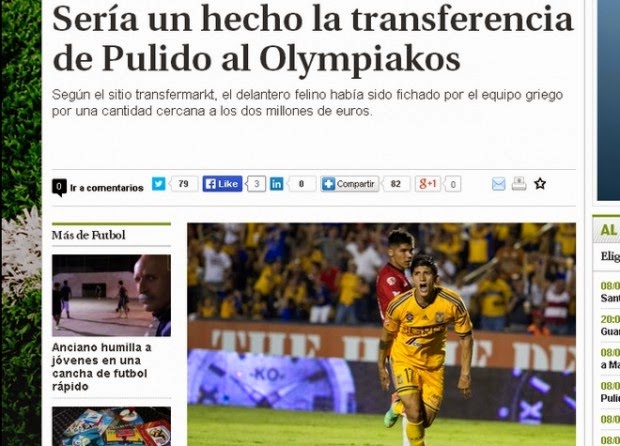 Οι Μεξικάνοι θεωρούν τον Πουλίδο παίκτη του Ολυμπιακού - Φωτογραφία 1