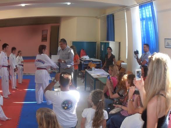 Στις επιδείξεις των αθλητών TAE KWON DO του Τμήματος Αθλητισμού Δήμου Αμαρουσίου παραβρέθηκε ο Δήμαρχος Γ. Πατούλης - Φωτογραφία 7