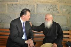 Ο Γ. Ορφανός στην τελετή αλλαγής της Ιεράς Επιστασίας του Αγίου Όρους
