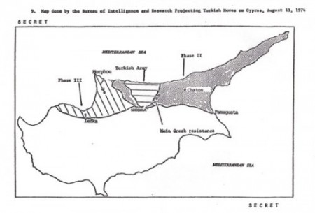 Να ΜΗΝ ΞΕΧΑΣΟΥΜΕ ποτέ… Αυτός ο χάρτης αποδεικνύει το βρώμικο ρόλο του Χένρι Κίσινγκερ και των Ηνωμένων Πολιτειών εναντίον της Κύπρου - Φωτογραφία 2