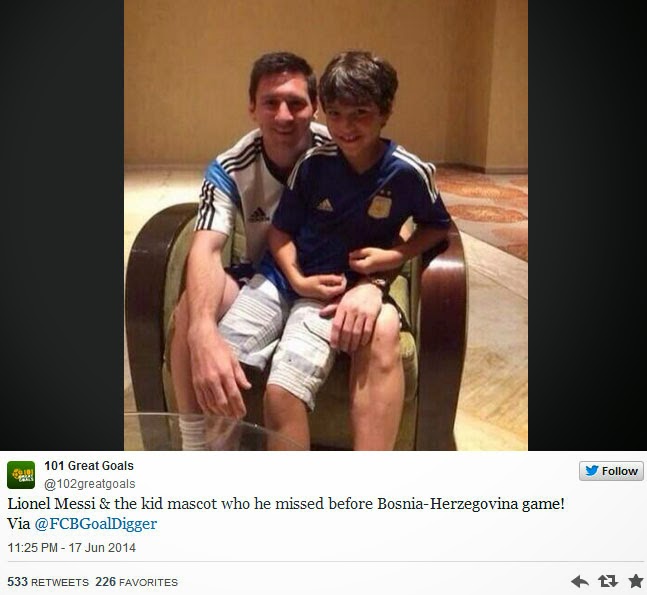 Ο Μέσι βρήκε και αποζημίωσε τον πιτσιρικά που δεν χαιρέτησε - Φωτογραφία 2