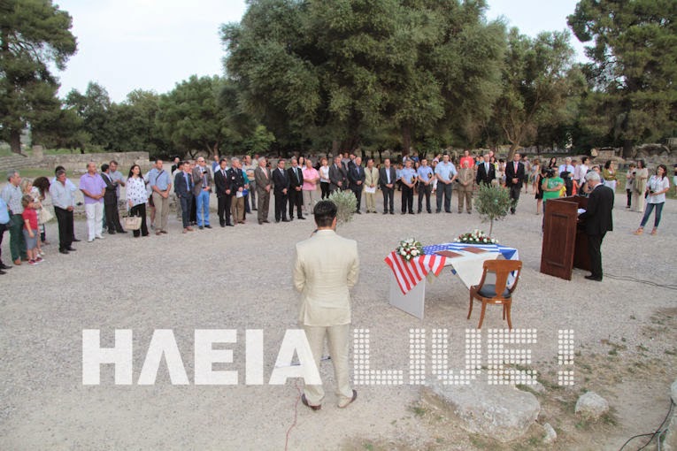 Τελετή αδελφοποίησης της Αρχαίας Ολυμπίας και του Colorado Springs των ΗΠΑ - Φωτογραφία 5