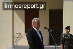 Ολοκληρώθηκε η επίσκεψη του Υπουργού Αμύνης Δημήτρη Αβραμόπουλου στον Άγιο Ευστράτιο.