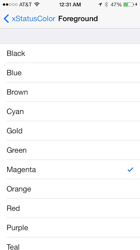 xStatusColor: Cydia tweak new free - Φωτογραφία 2