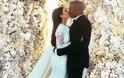 Δεν θα πιστέψετε πόση επεξεργασία υπέστη η γαμήλια φωτογραφία της Κim Kardashian και του Kanye West!