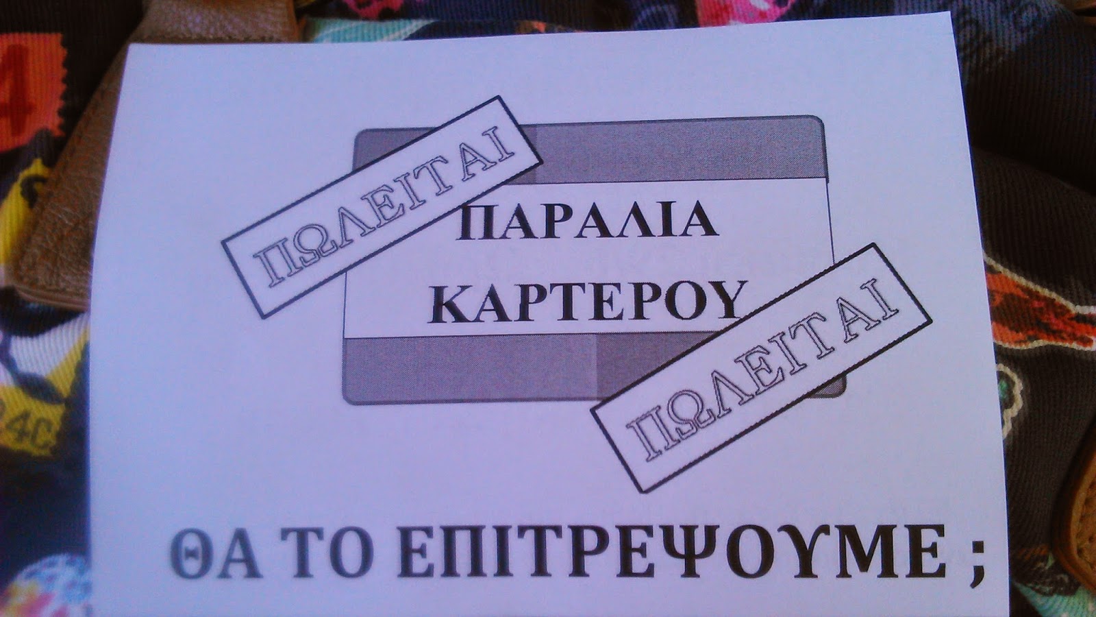 Διαμαρτυρία... επί της παραλίας για την ιδιωτικοποίηση του Καρτερού - Φωτογραφία 6